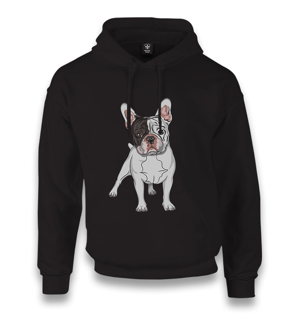 French Bulldog Unisex Black Hoodie - Premium  from W.E.N.S. WIND - Just 11990! Shop now at W.E.N.S. WIND