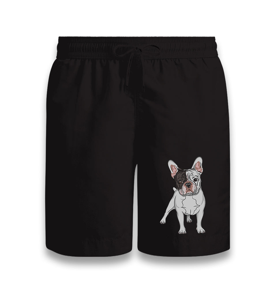 French Bulldog Black Shorts - Premium  from W.E.N.S. WIND - Just 7990! Shop now at W.E.N.S. WIND