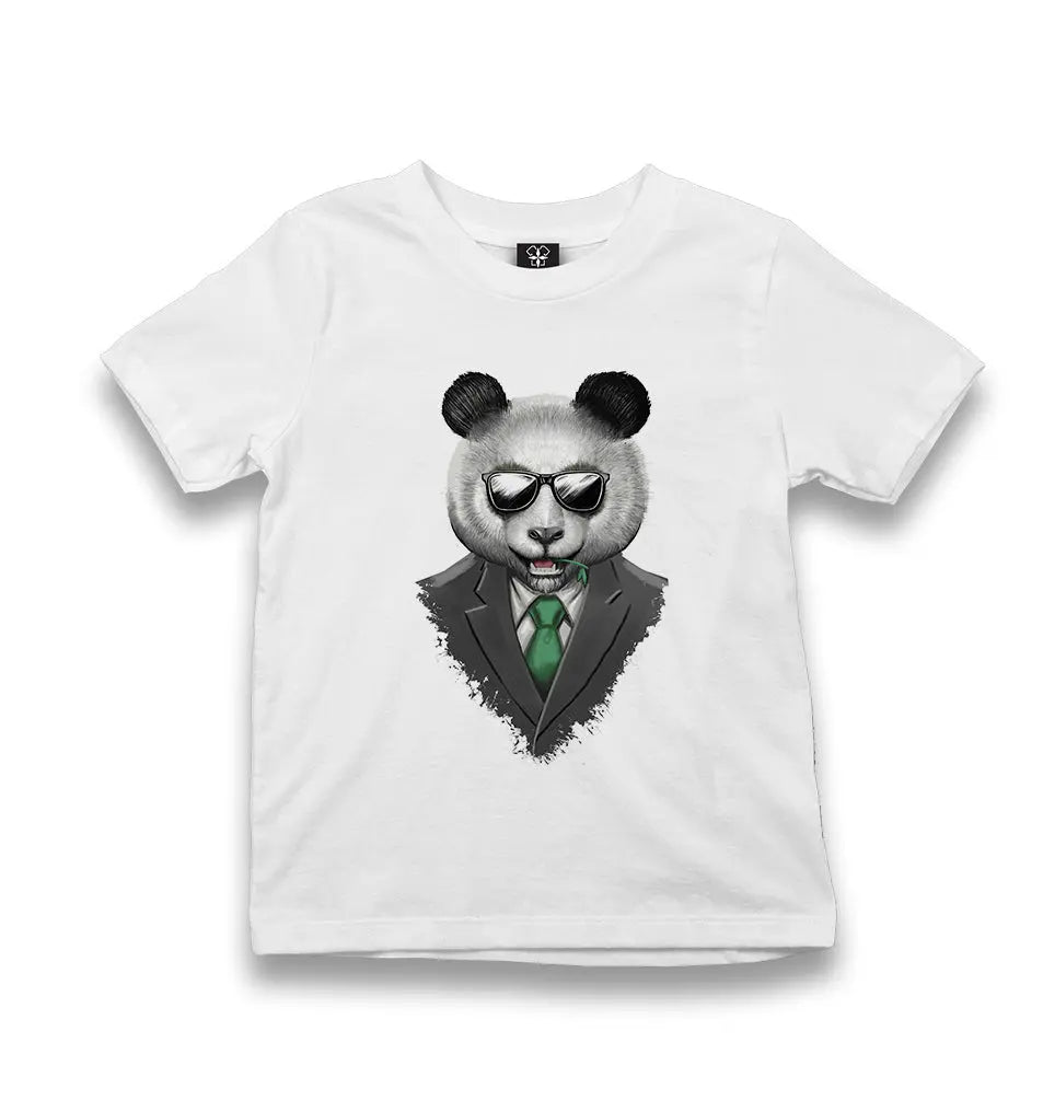 Panda - Charisma Kid's White Tshirt - Premium  from W.E.N.S. WIND - Just 5990! Shop now at W.E.N.S. WIND