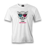 Think Different II Men's White Tshirt - Premium  from W.E.N.S. WIND - Just 6490! Shop now at W.E.N.S. WIND