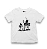 Picasso - Don Quijote Kid's White Tshirt - Premium  from W.E.N.S. WIND - Just 5990! Shop now at W.E.N.S. WIND