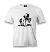 Picasso - Don Quijote Men's White Tshirt - Premium  from W.E.N.S. WIND - Just 6490! Shop now at W.E.N.S. WIND