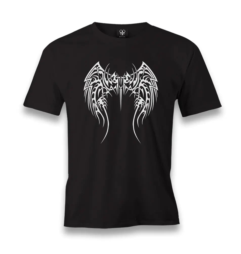 Tattoo Wings Men's Black Tshirt - Premium  from W.E.N.S. WIND - Just 6490! Shop now at W.E.N.S. WIND