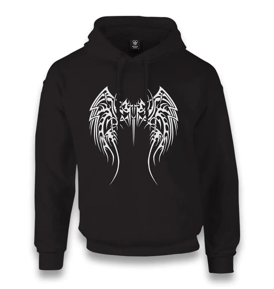 Tattoo Wings Unisex Black Hoodie - Premium  from W.E.N.S. WIND - Just 11990! Shop now at W.E.N.S. WIND