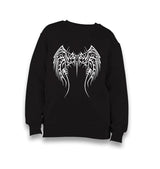 Tattoo Wings Kid's Black Sweatshirt - Premium  from W.E.N.S. WIND - Just 7990! Shop now at W.E.N.S. WIND