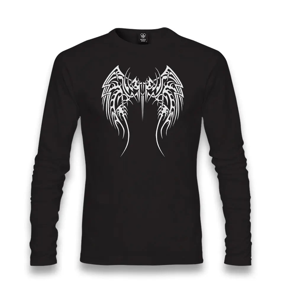 Tattoo Wings Unisex Black Longsleeve - Premium  from W.E.N.S. WIND - Just 7990! Shop now at W.E.N.S. WIND
