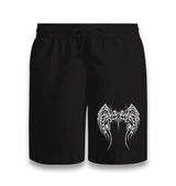 Tattoo Wings Black Shorts - Premium  from W.E.N.S. WIND - Just 7990! Shop now at W.E.N.S. WIND