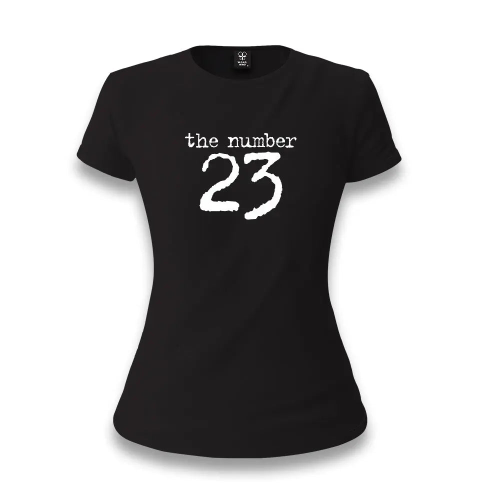 The Number 23 Women's Black T-shirt - Premium  from W.E.N.S. WIND - Just 6490! Shop now at W.E.N.S. WIND