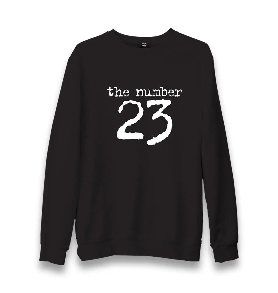 The Number 23 Unisex Black Sweatshirt - Premium  from W.E.N.S. WIND - Just 10990! Shop now at W.E.N.S. WIND