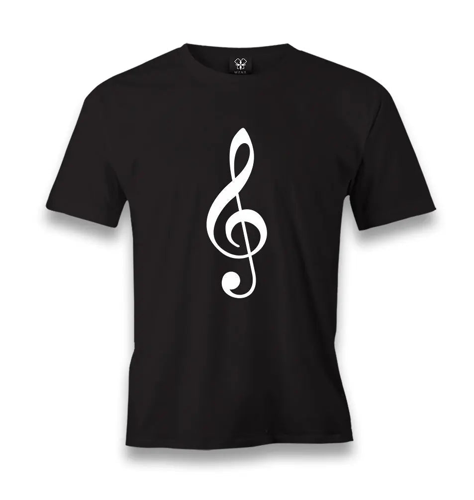 Musical Note - Harmonic Symbol Men's Black Tshirt - Premium  from W.E.N.S. WIND - Just 6490! Shop now at W.E.N.S. WIND