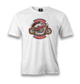 Model Motorcycle Men's White Tshirt - Premium  from W.E.N.S. WIND - Just 6490! Shop now at W.E.N.S. WIND