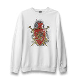 Dragon Shield Unisex White Sweatshirt - Premium  from W.E.N.S. WIND - Just 10990! Shop now at W.E.N.S. WIND