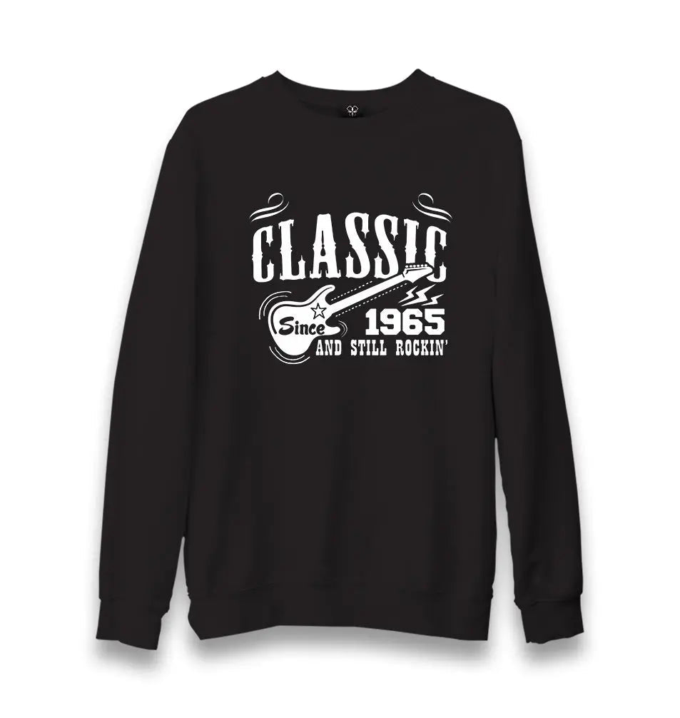 Since 1965 - And Still Rockin Unisex Black Sweatshirt - Premium  from W.E.N.S. WIND - Just 10990! Shop now at W.E.N.S. WIND