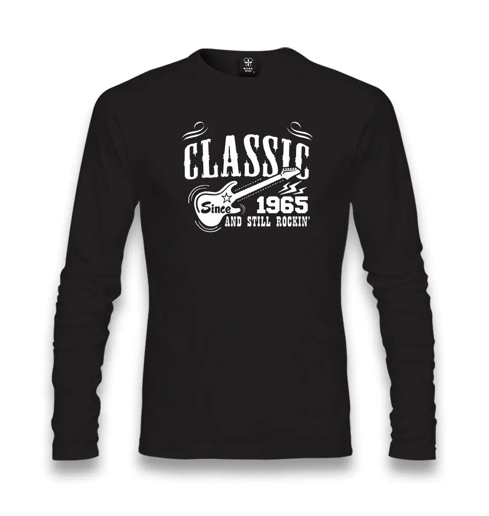 Since 1965 - And Still Rockin Unisex Black Longsleeve - Premium  from W.E.N.S. WIND - Just 7990! Shop now at W.E.N.S. WIND