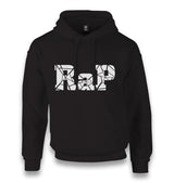 RAP Logo Unisex Black Hoodie - Premium Unisex Hoodie from W.E.N.S. WIND - Just 11990! Shop now at W.E.N.S. WIND