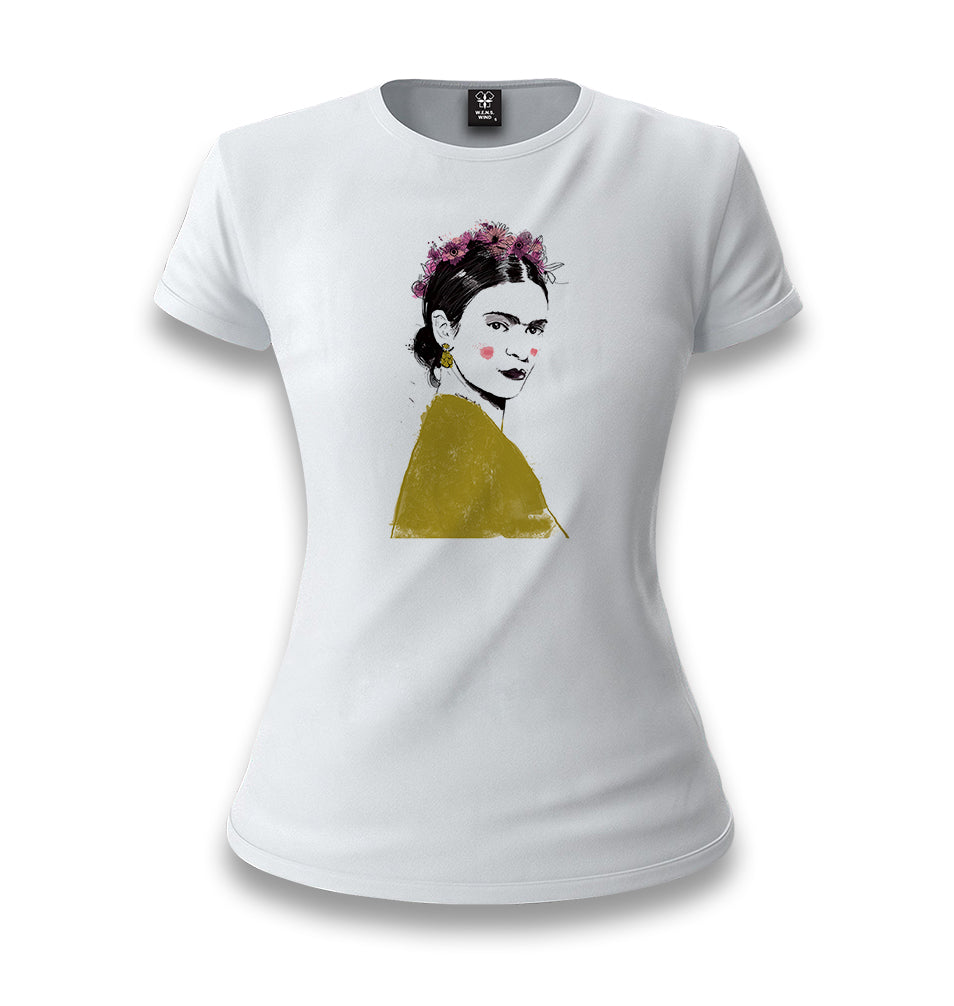 Frida Kahlo - Shade White Women T-shirt - Premium  from W.E.N.S. WIND - Just 6490! Shop now at W.E.N.S. WIND