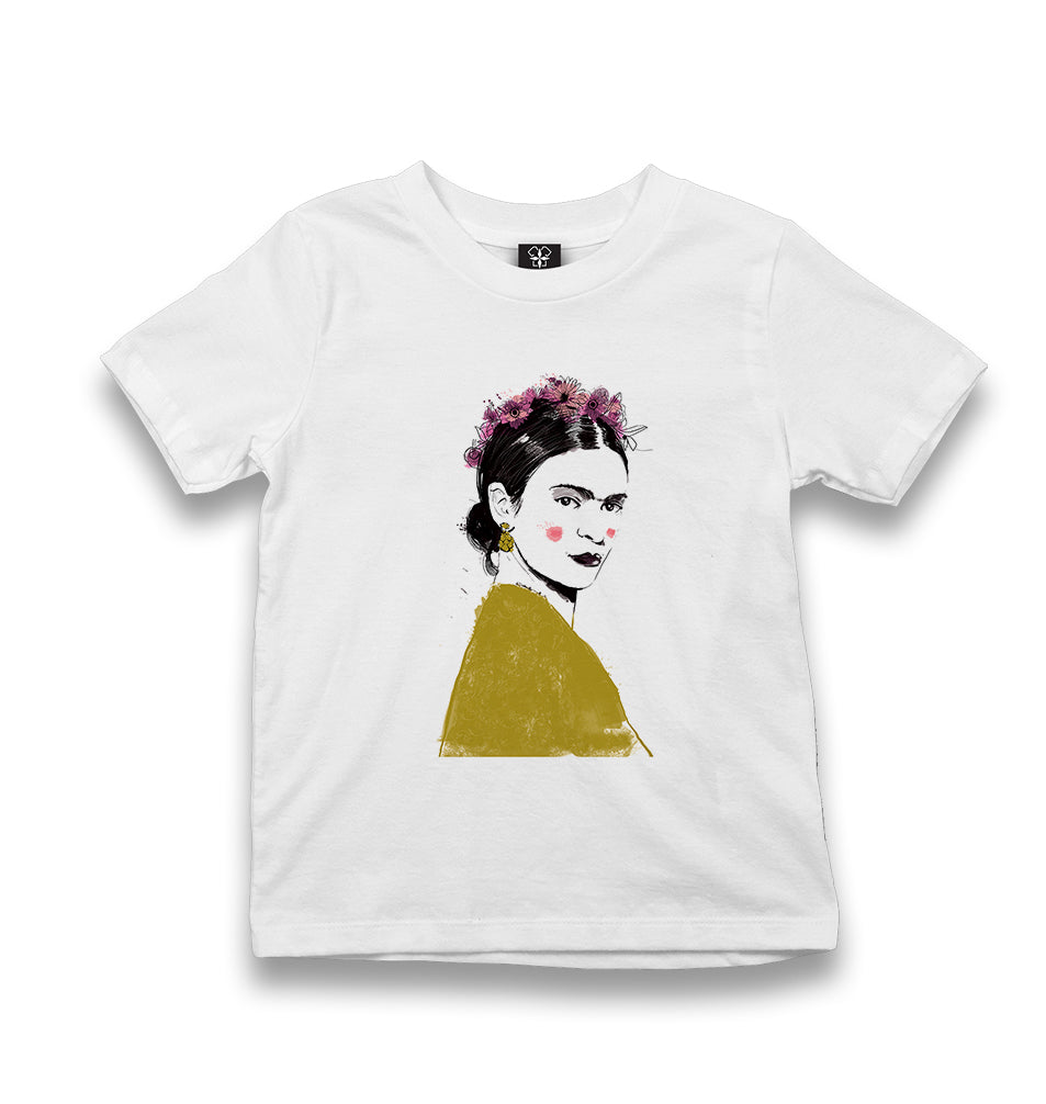 Frida Kahlo - Shade Kid's White Tshirt - Premium  from W.E.N.S. WIND - Just 5990! Shop now at W.E.N.S. WIND