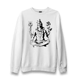 Yoga - Chakra Unisex White Sweatshirt - Premium  from W.E.N.S. WIND - Just 10990! Shop now at W.E.N.S. WIND