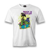 Rock n Roller Men's White Tshirt - Premium  from W.E.N.S. WIND - Just 6490! Shop now at W.E.N.S. WIND