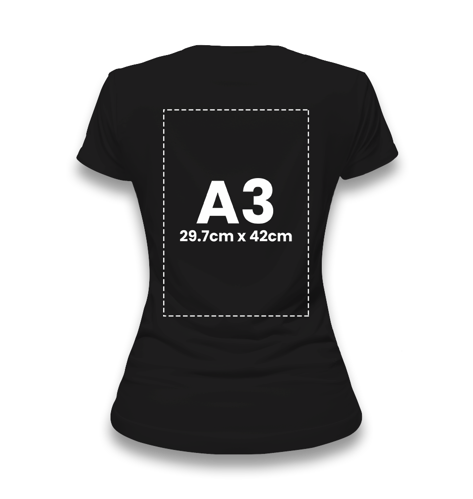 Customizable Black Women's T-Shirt - 1 Side - Premium  from W.E.N.S. WIND - Just 6990! Shop now at W.E.N.S. WIND