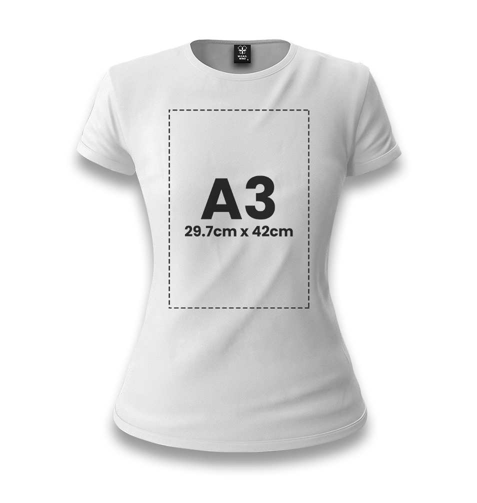 Customizable White Women's T-Shirt - 1 Side - Premium  from W.E.N.S. WIND - Just 6990! Shop now at W.E.N.S. WIND