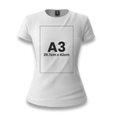 Customizable White Women's T-Shirt - 1 Side - Premium  from W.E.N.S. WIND - Just 6990! Shop now at W.E.N.S. WIND