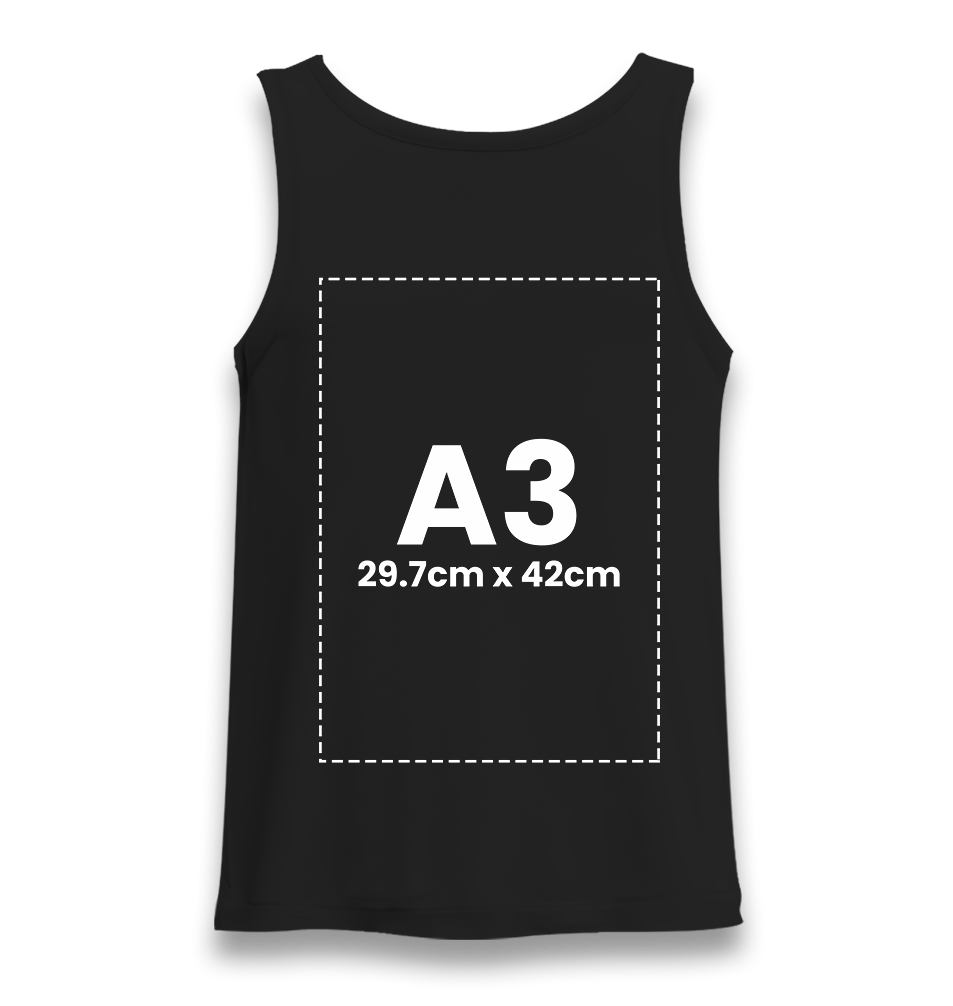 Customizable Black Unisex Tank Top - 1 Side - Premium  from W.E.N.S. WIND - Just 6990! Shop now at W.E.N.S. WIND