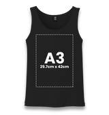 Customizable Black Unisex Tank Top - 1 Side - Premium  from W.E.N.S. WIND - Just 6990! Shop now at W.E.N.S. WIND