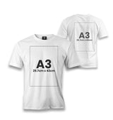 Customizable White Men's T-Shirt - 2 Side - Premium  from W.E.N.S. WIND - Just 7490! Shop now at W.E.N.S. WIND