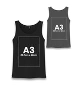 Customizable Black Unisex Tank Top - 2 Side - Premium  from W.E.N.S. WIND - Just 7490! Shop now at W.E.N.S. WIND