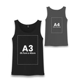 Customizable Black Unisex Tank Top - 2 Side - Premium  from W.E.N.S. WIND - Just 7490! Shop now at W.E.N.S. WIND