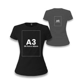 Customizable Black Women's T-Shirt - 2 Side - Premium  from W.E.N.S. WIND - Just 7490! Shop now at W.E.N.S. WIND