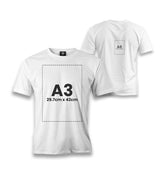 Customizable White Men's T-Shirt - 2 Side - Premium  from W.E.N.S. WIND - Just 7490! Shop now at W.E.N.S. WIND