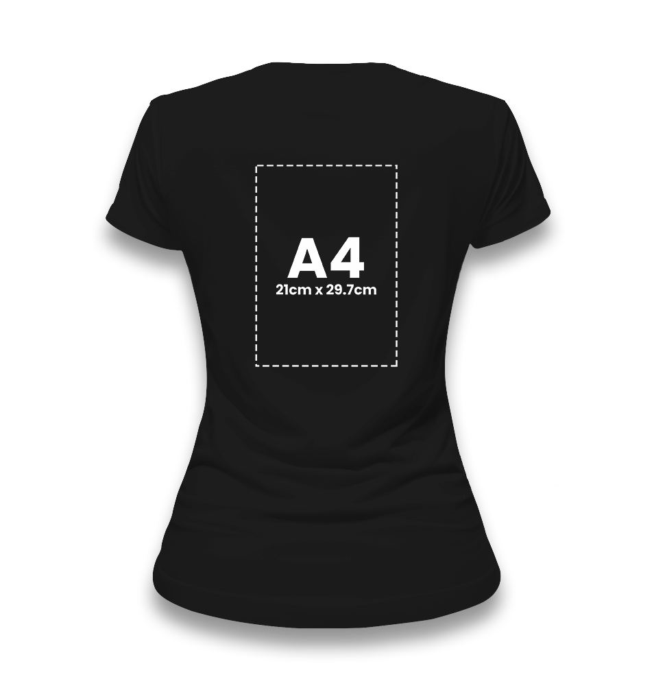 Customizable Black Women's T-Shirt - 1 Side - Premium  from W.E.N.S. WIND - Just 6990! Shop now at W.E.N.S. WIND