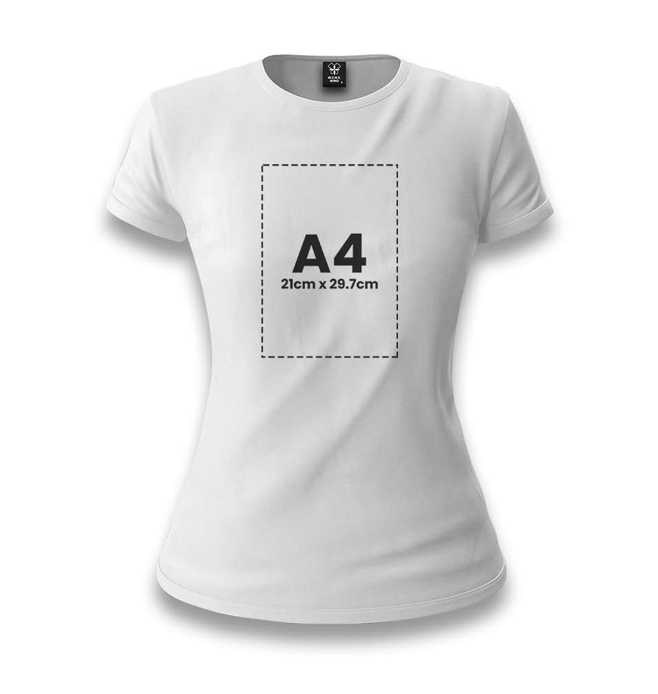 Customizable White Women's T-Shirt - 1 Side - Premium  from W.E.N.S. WIND - Just 6990! Shop now at W.E.N.S. WIND