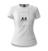 Customizable White Women's T-Shirt - 1 Side - Premium  from W.E.N.S. WIND - Just 6990! Shop now at W.E.N.S. WIND