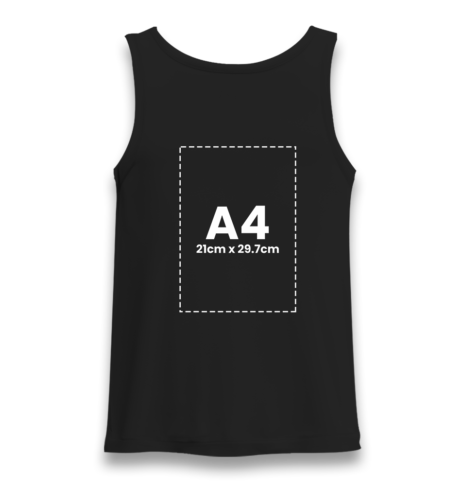 Customizable Black Unisex Tank Top - 1 Side - Premium  from W.E.N.S. WIND - Just 6990! Shop now at W.E.N.S. WIND