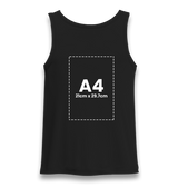 Customizable Black Unisex Tank Top - 1 Side - Premium  from W.E.N.S. WIND - Just 6990! Shop now at W.E.N.S. WIND