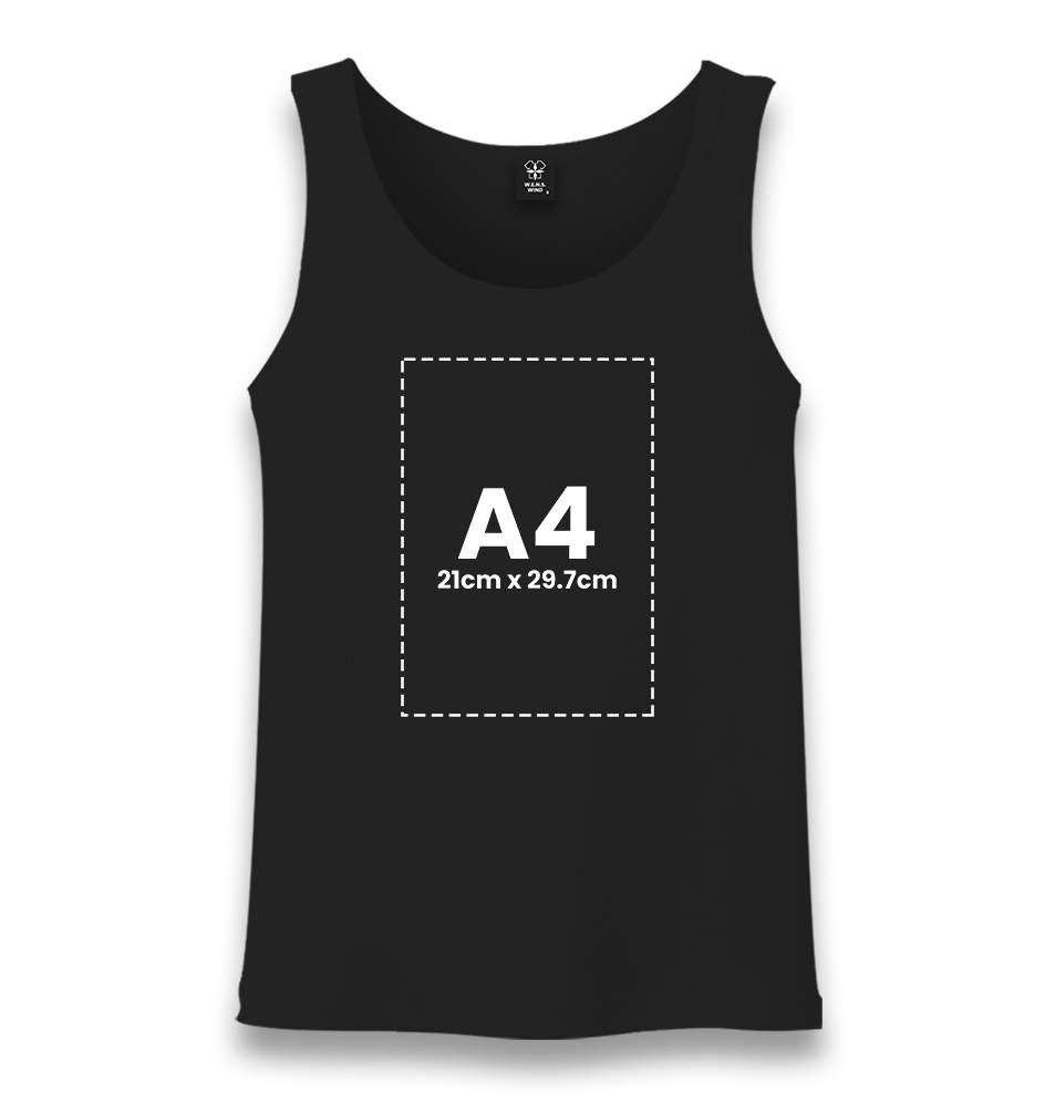 Customizable Black Unisex Tank Top - 1 Side - Premium  from W.E.N.S. WIND - Just 6990! Shop now at W.E.N.S. WIND