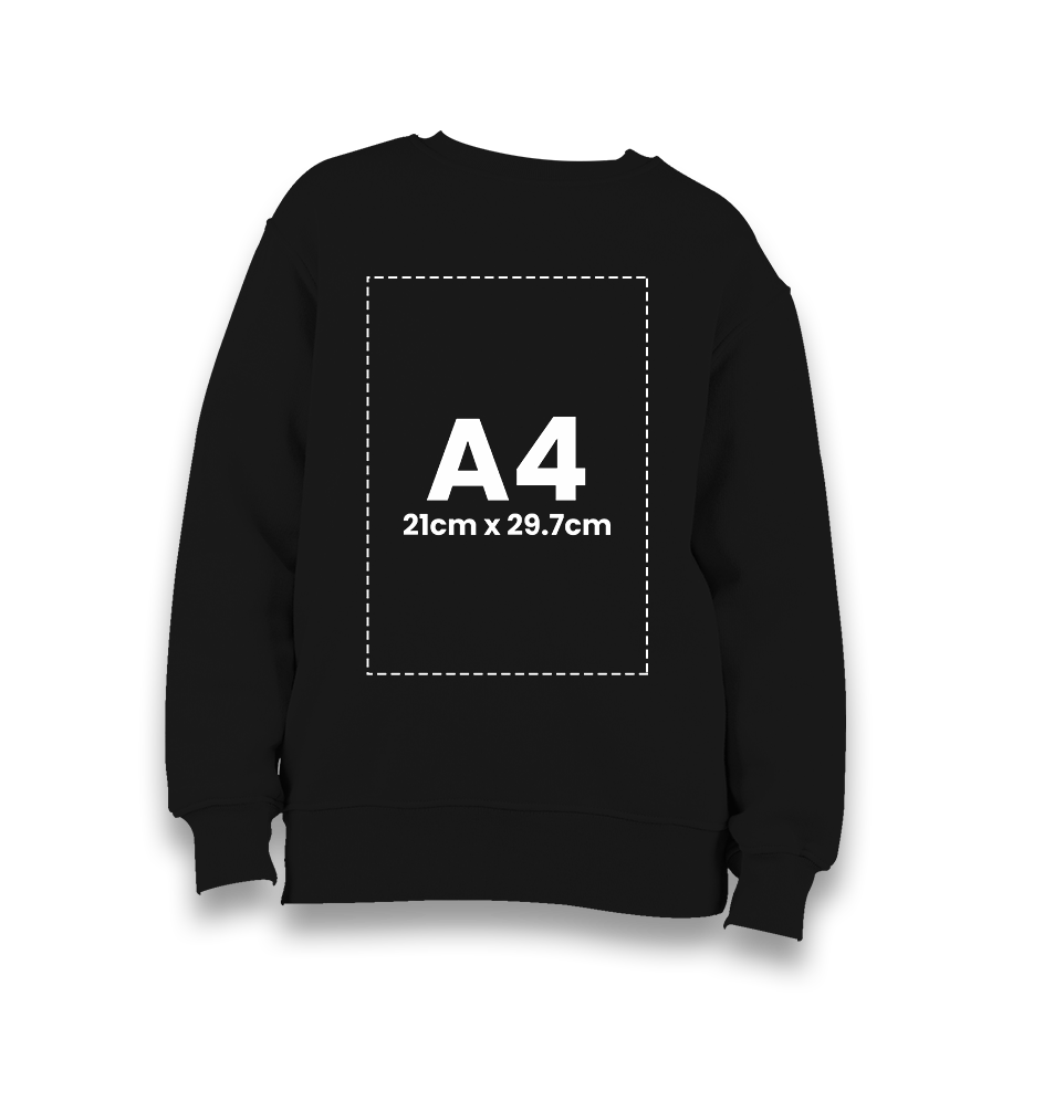 Customizable Black Kid's sweatshirt - 1 Side - Premium  from W.E.N.S. WIND - Just 8490! Shop now at W.E.N.S. WIND