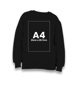 Customizable Black Kid's sweatshirt - 1 Side - Premium  from W.E.N.S. WIND - Just 8490! Shop now at W.E.N.S. WIND