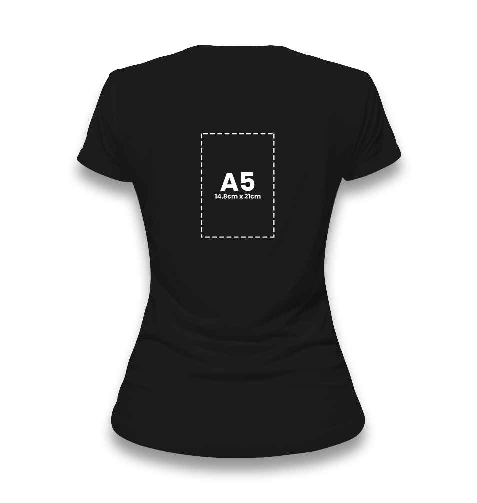 Customizable Black Women's T-Shirt - 1 Side - Premium  from W.E.N.S. WIND - Just 6990! Shop now at W.E.N.S. WIND