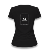 Customizable Black Women's T-Shirt - 1 Side - Premium  from W.E.N.S. WIND - Just 6990! Shop now at W.E.N.S. WIND