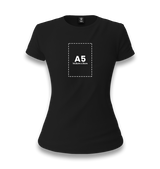 Customizable Black Women's T-Shirt - 1 Side - Premium  from W.E.N.S. WIND - Just 6990! Shop now at W.E.N.S. WIND