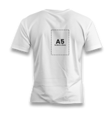 Customizable White Men's T-Shirt - 1 Side - Premium  from W.E.N.S. WIND - Just 6990! Shop now at W.E.N.S. WIND