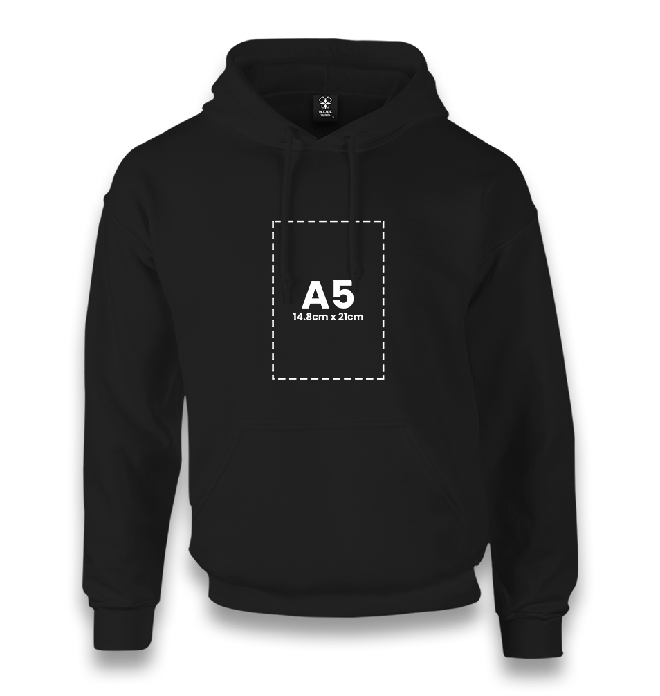 Customizable Black Unisex Hoodie - 1 Side - Premium  from W.E.N.S. WIND - Just 12490! Shop now at W.E.N.S. WIND