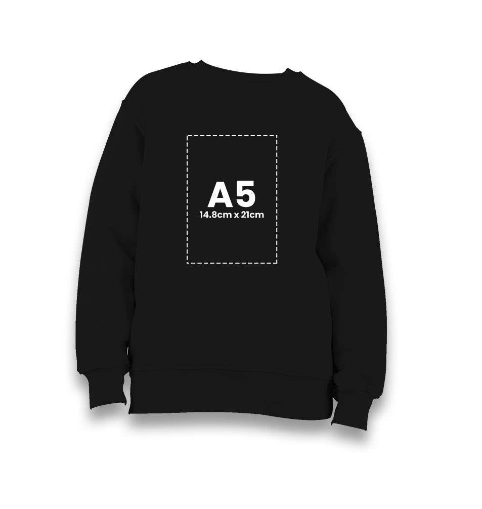 Customizable Black Kid's sweatshirt - 1 Side - Premium  from W.E.N.S. WIND - Just 8490! Shop now at W.E.N.S. WIND