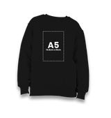 Customizable Black Kid's sweatshirt - 1 Side - Premium  from W.E.N.S. WIND - Just 8490! Shop now at W.E.N.S. WIND