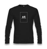 Customizable Unisex Black long sleeve -  1 Side - Premium  from W.E.N.S. WIND - Just 8490! Shop now at W.E.N.S. WIND