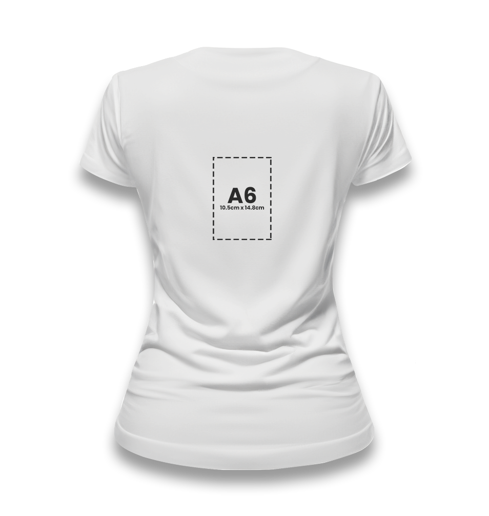 Customizable White Women's T-Shirt - 1 Side - Premium  from W.E.N.S. WIND - Just 6990! Shop now at W.E.N.S. WIND